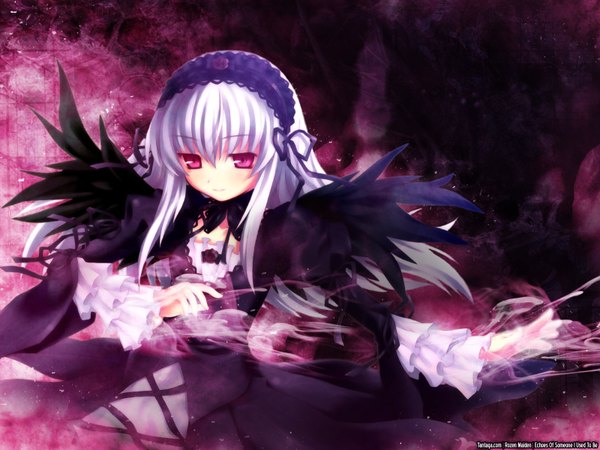 Anime picture 1600x1200 with rozen maiden suigintou tagme