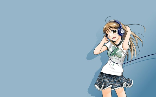 Anime picture 1920x1200 with highres wide image headphones tagme