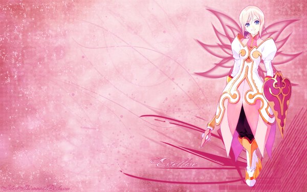 Anime picture 1440x900 with tales of (series) tales of vesperia estellise sidos heurassein wide image