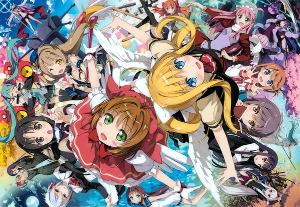 イラスト 5080x3500 と ラブライブ! 涼宮ハルヒの憂鬱 カードキャプターさくら トゥハート2 ＡＩＲ アリア うたわれるもの 妖狐×僕SS 月刊少女野崎くん 神のみぞ知るセカイ マリア様がみてる 世界征服～謀略のズヴィズダー～ 凪のあすから 刀語 トップをねらえ2！diebuster ボーカロイド サンライズ 京都アニメーション love live! white fox