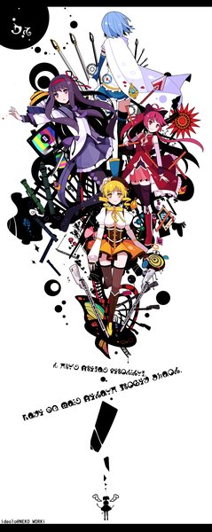 イラスト 1056x2650 と 魔法少女まどか☆マギカ シャフト 暁美ほむら 鹿目まどか 佐倉杏子 美樹さやか 巴マミ シャルロッテ ワルプルギスの夜 h.n.elly (kirsten) gertrud (madoka magica) elsa maria (madoka magica) daniyyel+jennifer (madoka magica) pyotr (madoka magica) ideolo 長髪 長身像 赤面 短い髪 simple background