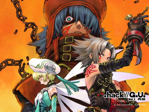 Anime picture 1280x960 with .hack// .hack//g.u. haseo atoli kite of the azure flame