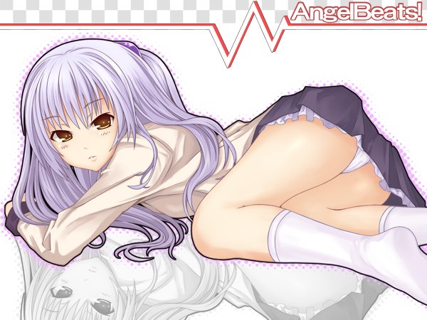 Anime picture 1200x900 with angel beats! key (studio) tachibana kanade light erotic brown eyes purple hair pantyshot girl