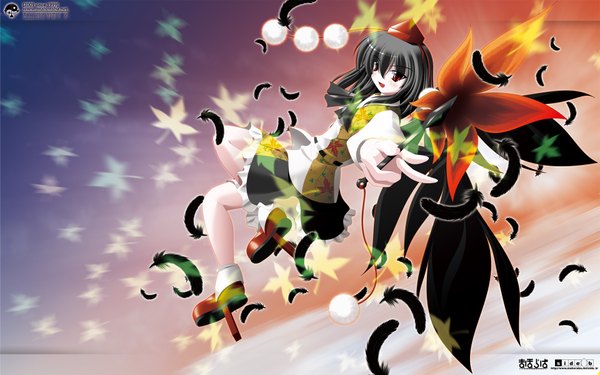 Anime picture 1920x1200 with touhou shameimaru aya side b highres wide image wallpaper girl