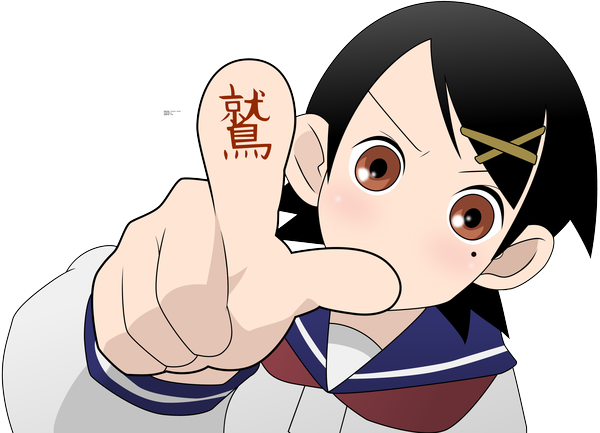 Anime picture 4910x3550 with sayonara zetsubou sensei shaft (studio) fuura kafuka highres transparent background