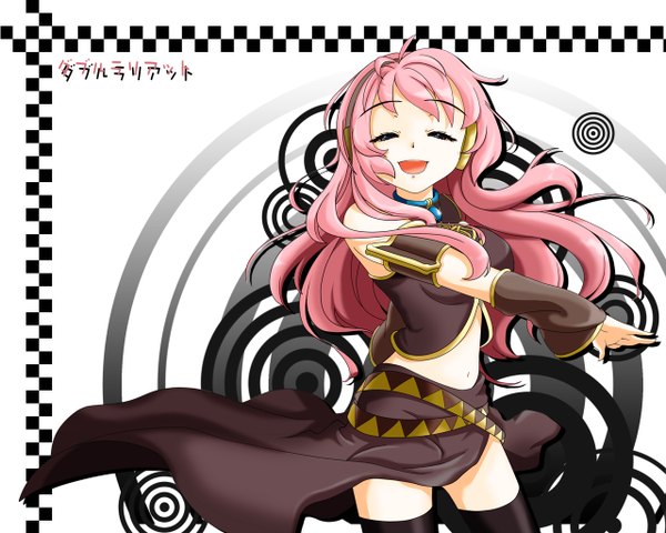 Anime picture 1280x1024 with vocaloid megurine luka girl tagme