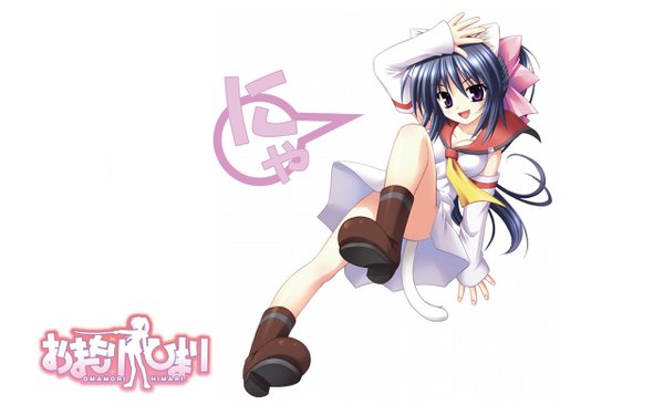 Anime picture 1280x800 with omamori himari zexcs noihara himari wide image white background