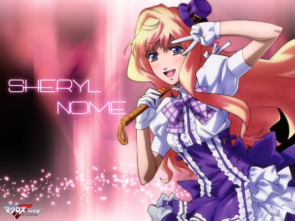 Anime picture 1600x1200 with macross macross frontier sheryl nome character names tagme