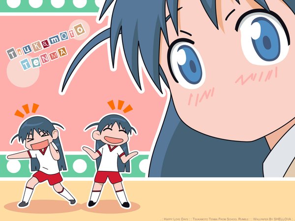 Anime picture 1600x1200 with school rumble tsukamoto tenma chibi tagme