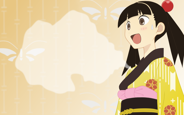 Anime picture 1920x1200 with sayonara zetsubou sensei shaft (studio) otonashi meru highres wide image