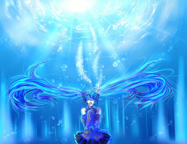 Anime picture 1300x1000 with vocaloid hatsune miku mocchisake girl tagme