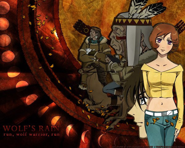 Anime picture 1280x1024 with wolfs rain studio bones tagme