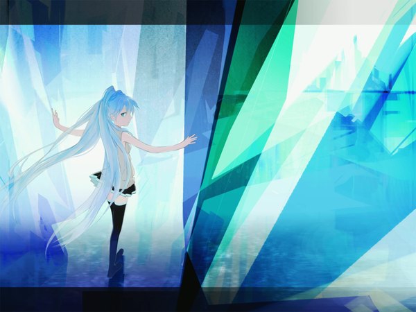 Anime picture 2000x1500 with vocaloid hatsune miku kazune (baumkuchen) highres girl