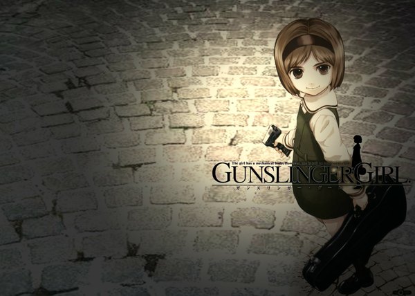 Anime picture 1680x1200 with gunslinger girl madhouse henrietta (gunslinger girl) tagme