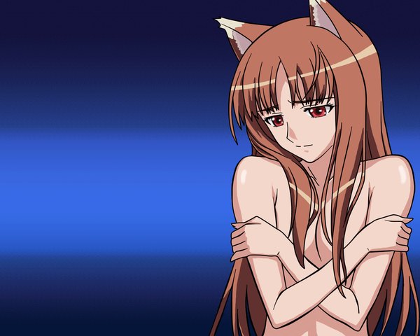 Anime picture 1280x1024 with spice and wolf horo light erotic tagme