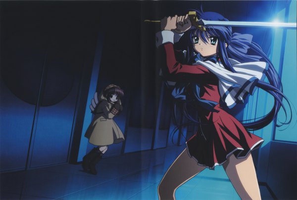 Anime picture 6441x4344 with kanon key (studio) tsukimiya ayu kawasumi mai highres girl sword