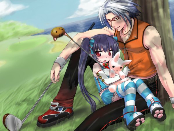 Anime picture 1600x1200 with pangya kooh golf club tagme