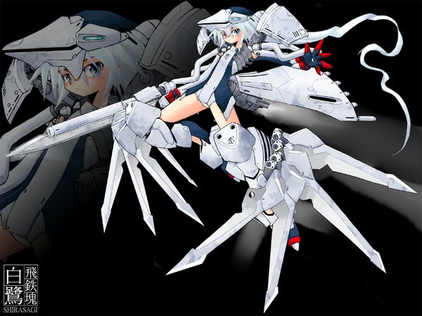Anime picture 1024x768 with mecha musume girl tagme