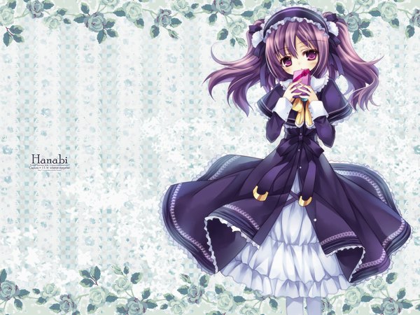 Anime picture 1600x1200 with capura lin twintails loli goth-loli tagme