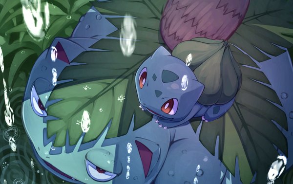 Anime picture 4320x2720 with pokemon nintendo bulbasaur venusaur tamago sando highres absurdres outdoors no people ripples gen 1 pokemon plant (plants) water pokemon (creature)