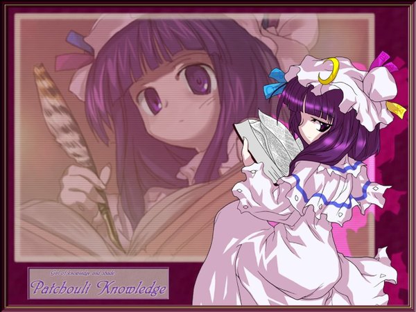 Аниме картинка 1280x960 с touhou patchouli knowledge девушка протегируй меня