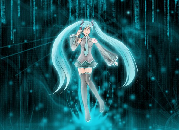 Anime picture 1280x929 with vocaloid hatsune miku girl tagme