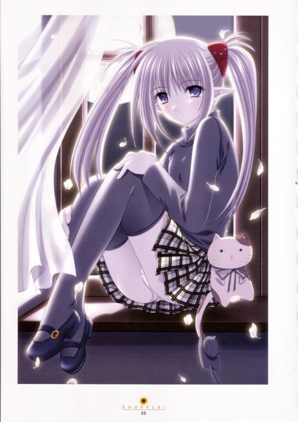 Anime picture 2481x3508 with shuffle! primula tall image highres light erotic thighhighs underwear panties