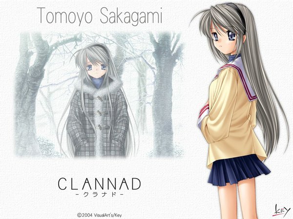 Anime picture 1024x768 with clannad key (studio) sakagami tomoyo tagme