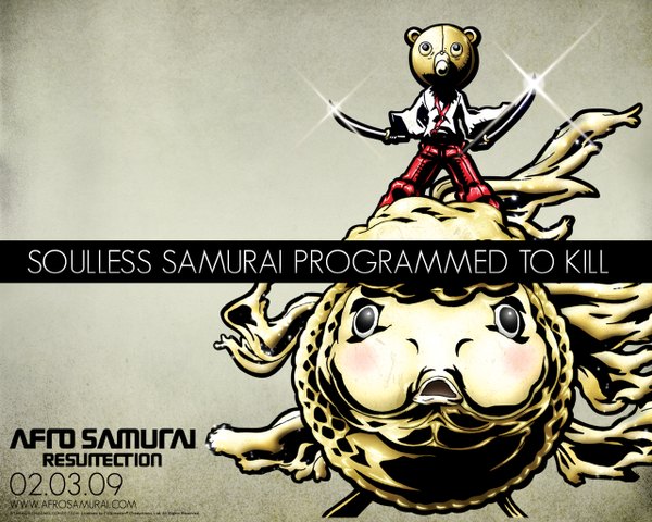 Anime picture 1280x1024 with afro samurai tagme