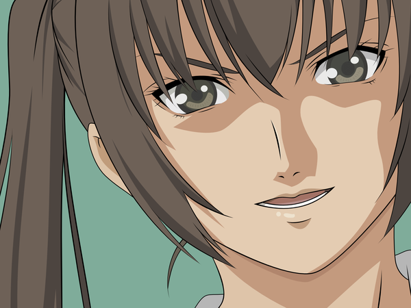 Anime picture 1600x1200 with minami-ke minami kana vector tagme