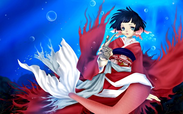 Anime picture 2560x1600 with highres wide image tagme koihime ohse