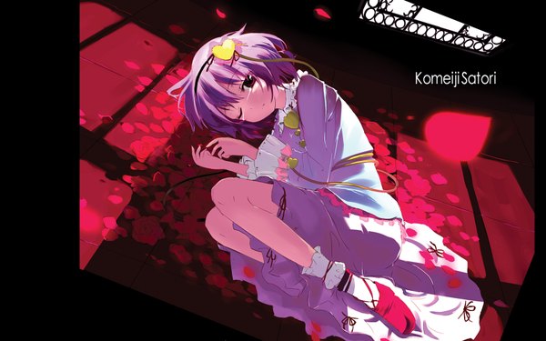 Anime picture 1680x1050 with touhou komeiji satori gotyou wide image girl