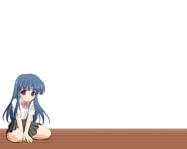 Anime picture 1280x1024 with higurashi no naku koro ni studio deen furude rika white background :3