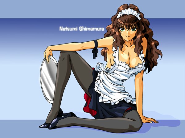 Anime picture 1024x768 with light erotic maid tagme natsumi shimamura
