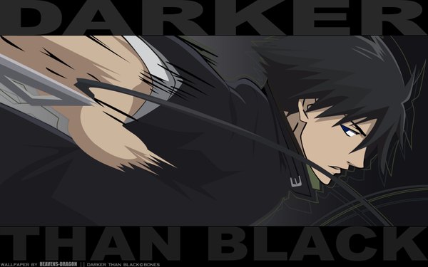 Anime picture 1920x1200 with darker than black studio bones hei (darker than black) highres wide image