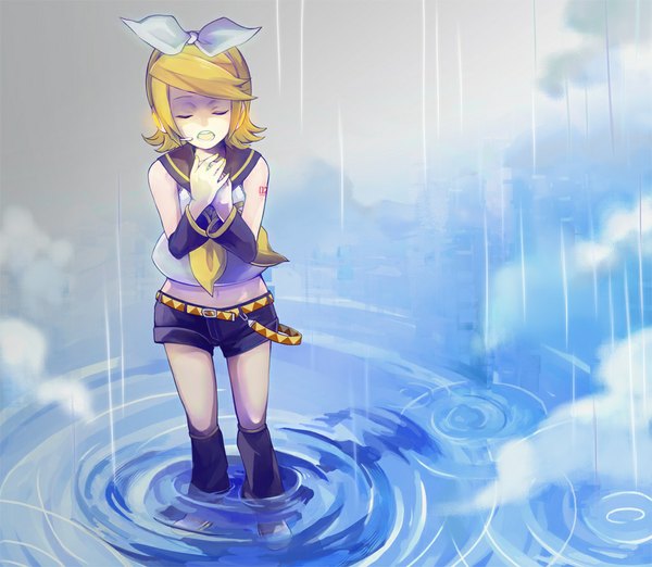 Anime picture 1024x892 with vocaloid kagamine rin girl tagme