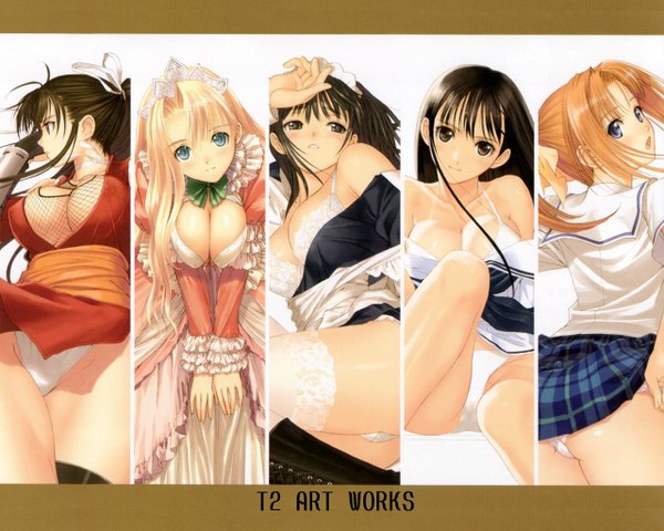 Anime picture 1280x1024 with tony taka light erotic girl tagme