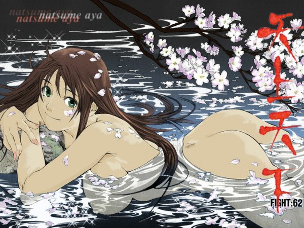 Anime picture 1280x960 with tenjou tenge natsume aya oogure ito light erotic water