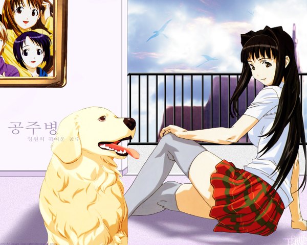 Anime picture 1280x1024 with love hina aoyama motoko girl tagme