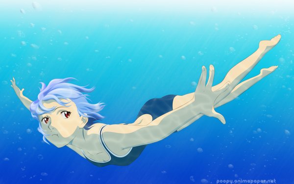 Anime picture 2560x1600 with neon genesis evangelion gainax highres wide image water