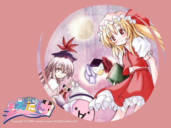 Anime picture 1024x768 with touhou moetan flandre scarlet kamishirasawa keine merlin prismriver girl skirt skirt set moedan merpo